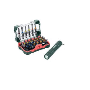 Metabo Bisboks 29 deler inklusive mini lommelykt
