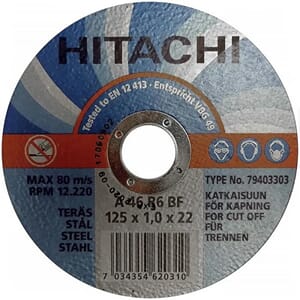 Hikoki kappeskive STL 125X1,0MM
