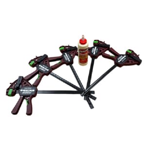 Piher hurtigklemme  30 cm 5 pk inklusive titebond lim