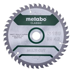 Metabo Sirkelsagblad Multi Cut - Classic 160x20 mm Z42