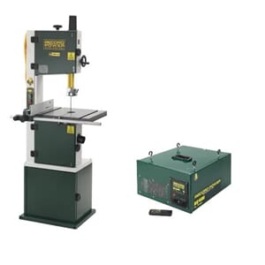 Record Power Sabre 300 Båndsag + AC400 Luftfiltersystem