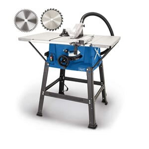 Scheppach HS100S bordsag med 2 blader