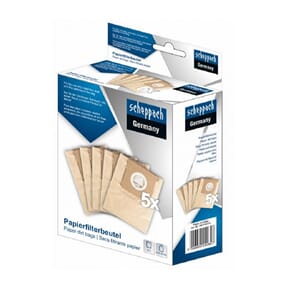 Scheppach Papir støvsugerposer for 16-20 liter 5 pakning