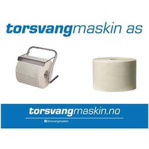 Papirholder for veggmontering +1 stk - Tork Basic Papir rull